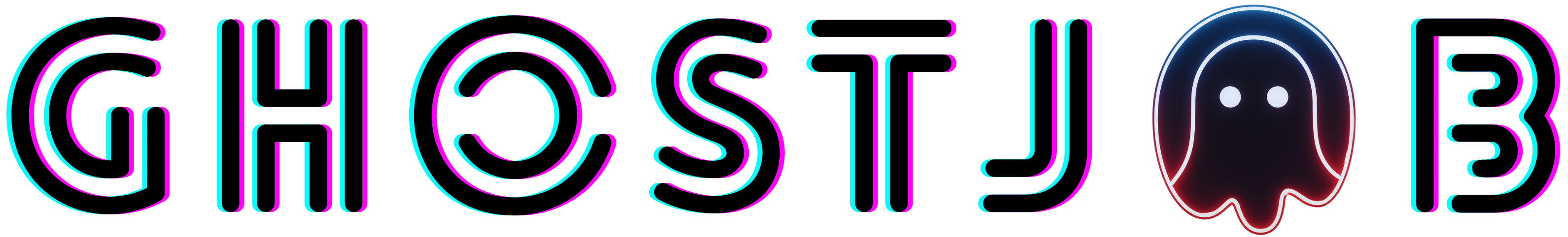 Ghostjob dark logo